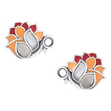 Thikri Bird Motif Stud Earrings