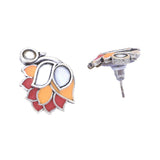 Thikri Bird Motif Stud Earrings