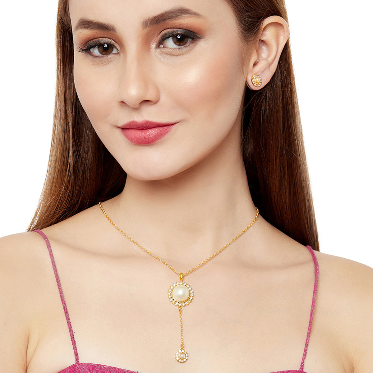 Buy Parisaa Chain Pendant Necklace | Charm Necklace | Beaded Chain Pendant  | Flower/Coin/Heart Charm (ONLY 1 PIECE) (Colour Pop Coin Charm, 14 inches)  at Amazon.in