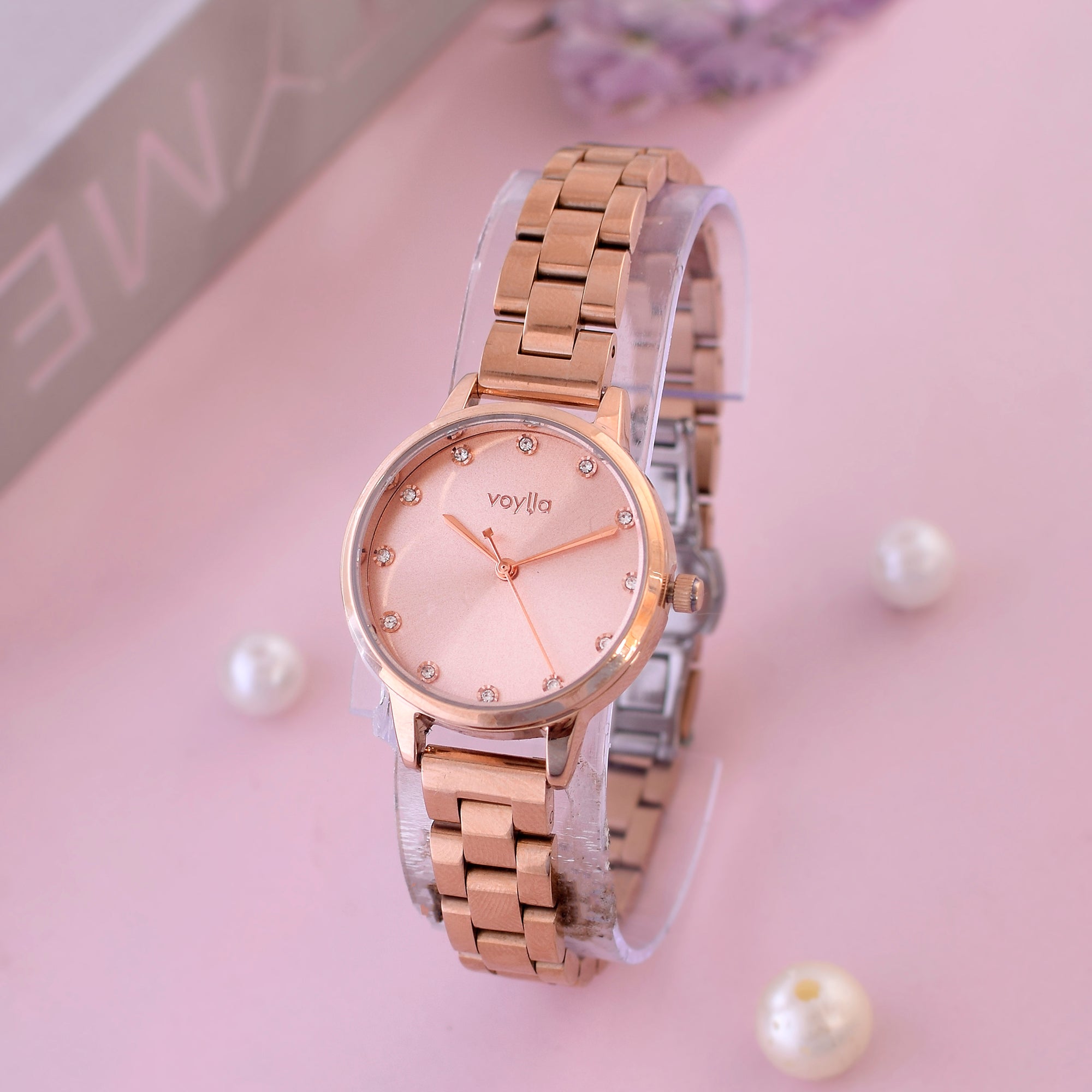 Voylla Rose Gold Tone Analog Watch – VOYLLA