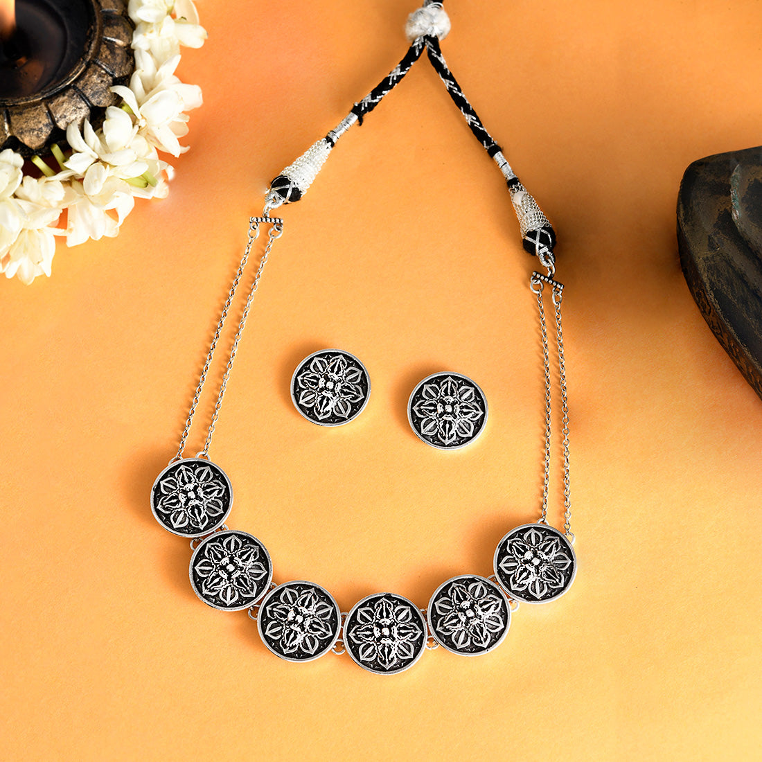 Bodhi Vishvavajra - A Double Dorje Necklace Set