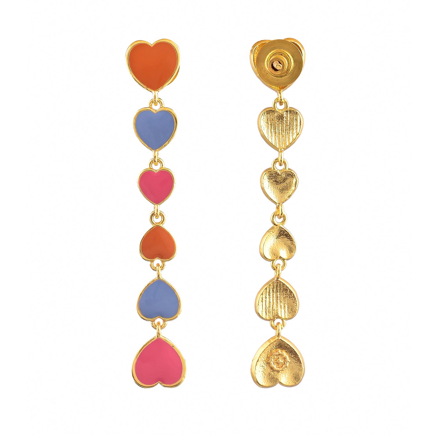 Valentine's Day Shades Of Love Long Earrings