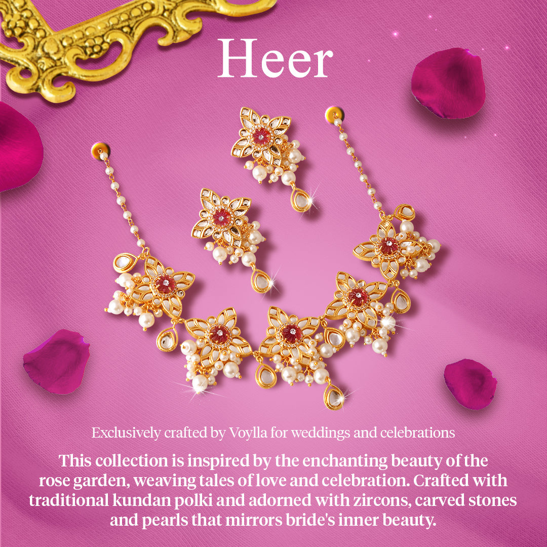 Heer Ashmaira Choker Necklace Set