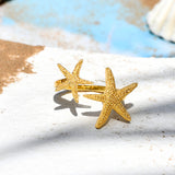 Hawaii Starfish Open Finger Ring