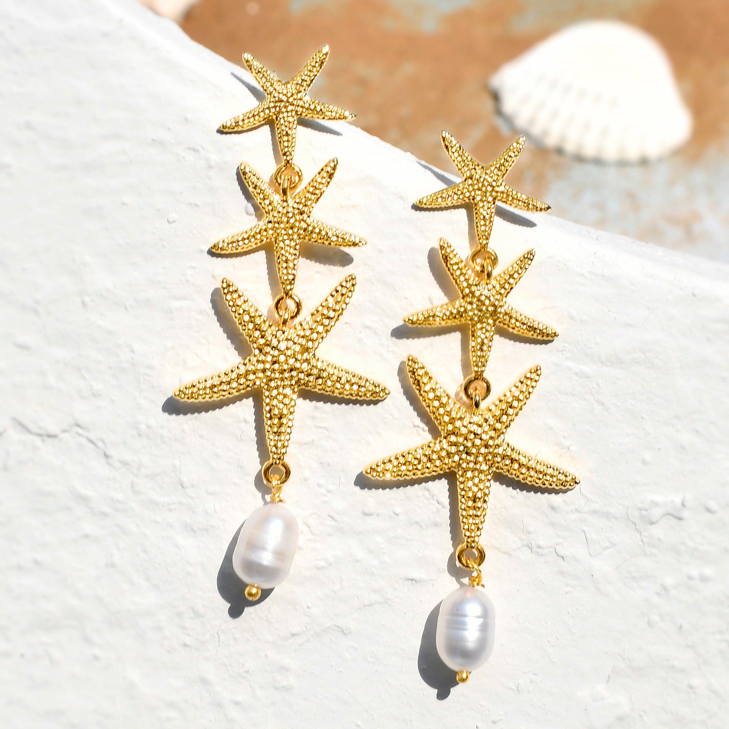 Hawaii Starfish Dangler Earrings – VOYLLA