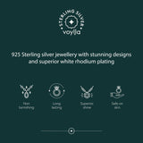 Sterling Silver Filigree Om Bracelet Rakhi | Voylla Rakhi