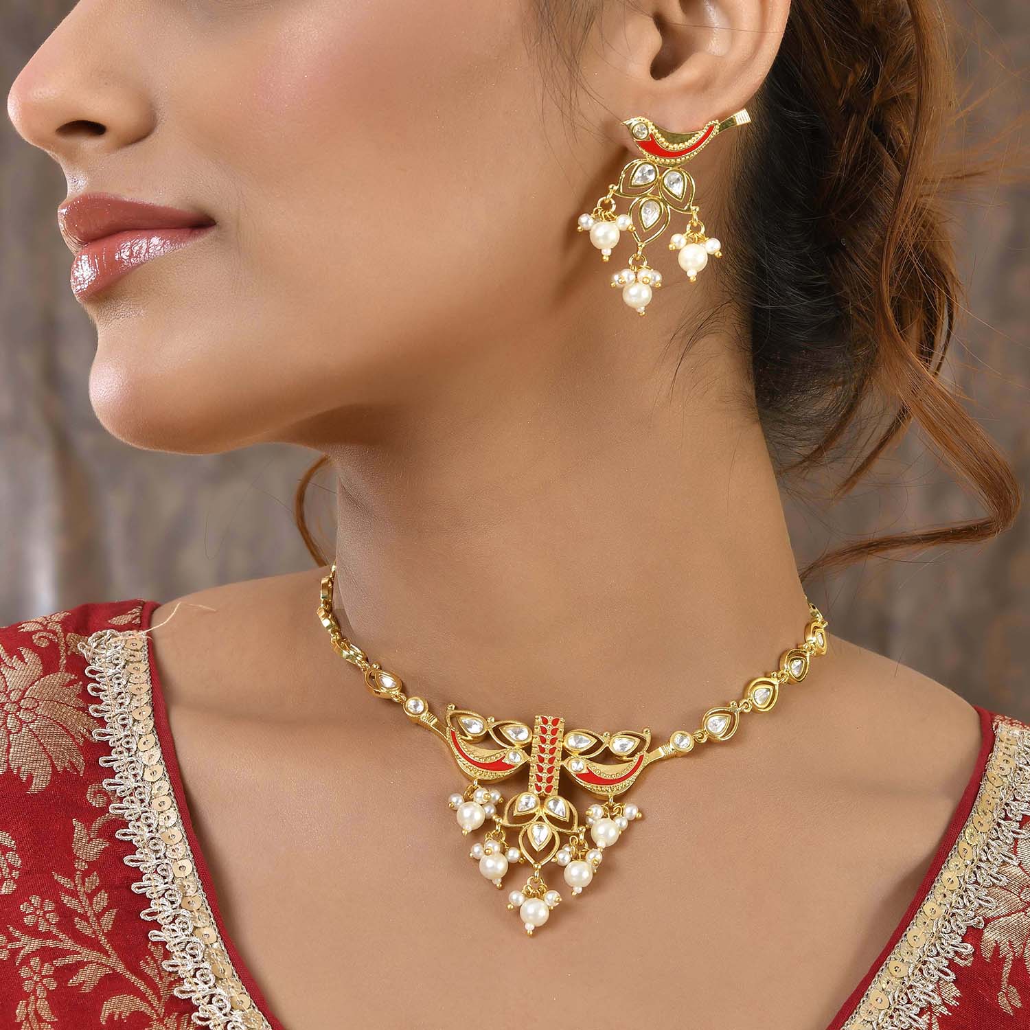 Panchhi Papiha Necklace Set