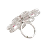 Halo Essence Statement Floral Halo Ring