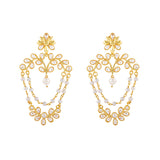 Gota Patti Shahi Jhalar Earrings
