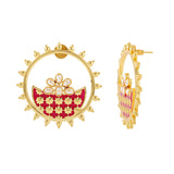 Gota Patti Shahi Aabha Earrings