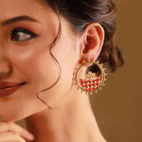 Gota Patti Shahi Aabha Earrings