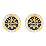 Gota Patti Sunehri Mandala Earrings