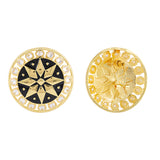 Gota Patti Sunehri Mandala Earrings