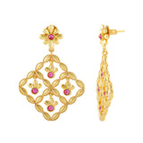 Gota Patti Nakashi Jaali Earrings
