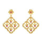 Gota Patti Nakashi Jaali Earrings