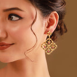 Gota Patti Nakashi Jaali Earrings