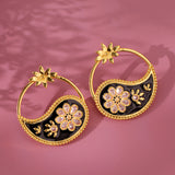 Gota Patti Phoolra Ambi Earrings