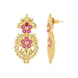 Gota Patti Phoolra Zari Earrings