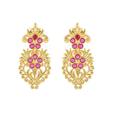 Gota Patti Phoolra Zari Earrings