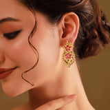 Gota Patti Phoolra Zari Earrings