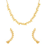 Gota Patti Latika Pushp Necklace Set