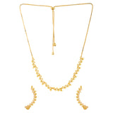 Gota Patti Latika Pushp Necklace Set