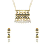 Gota Patti Shahi Darbar Necklace Set