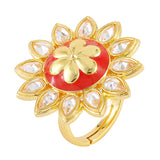 Gota Patti Rang Mahal Ring