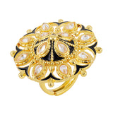 Gota Patti Mandala Pushp Ring