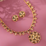 Gota Patti Mandala Haar Necklace Set