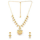 Gota Patti Shahi Guldaasta Necklace Set