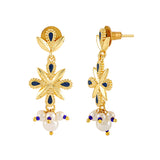 Gota Patti Shahi Guldaasta Necklace Set