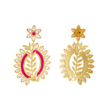 Gota Patti Guldaasta Earrings