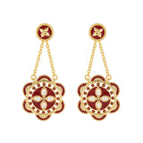 Gota Patti Surkhphool Necklace Set