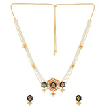 Gota Patti Shahi Jharokha Haar Necklace  Set