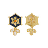 Gota Patti Shahi Jharokha Haar Necklace  Set