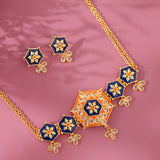 Gota Patti Shahi Jharokha Necklace  Set
