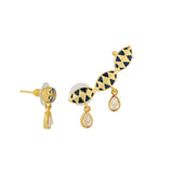 Gota Patti Noor Cuff Earrings