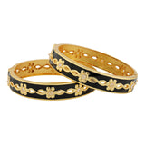 Gota Patti Maharani Kala Gul Bangles