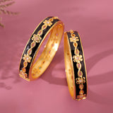 Gota Patti Maharani Kala Gul Bangles