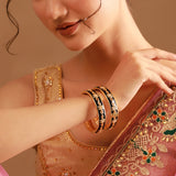 Gota Patti Maharani Kala Gul Bangles