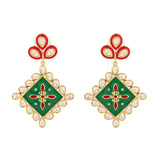 Gota Patti Rang Mahal Earrings