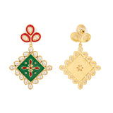 Gota Patti Rang Mahal Earrings