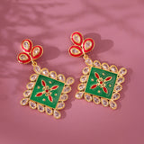 Gota Patti Rang Mahal Earrings