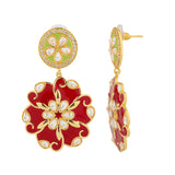 Gota Patti Gulphool Earrings