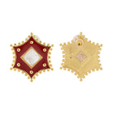 Gota Patti Meena Sitara Necklace  Set