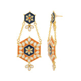 Gota Patti Shahi Jharokha Baaliyan Earrings