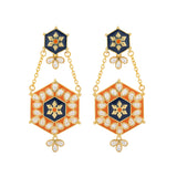 Gota Patti Shahi Jharokha Baaliyan Earrings
