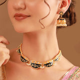 Gota Patti Jaipuri Shringar Necklace  Set