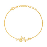 Vines Jasmine Sterling Silver Curl Bracelet